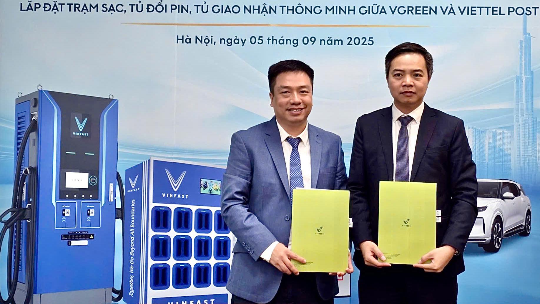3.000 điểm sạc xe điện từ mạng lưới Viettel Post
