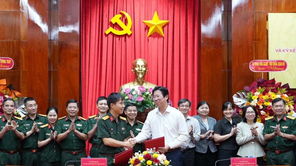 Viettel sẵn sàng tiếp nhận các bài toán chuyển đổi số của tỉnh Đồng Tháp