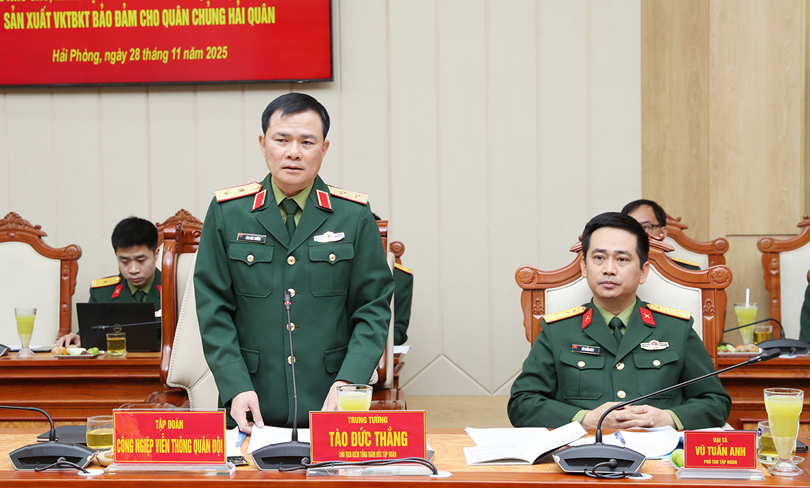 trung tuong Tao Duc Thang Phat bieu