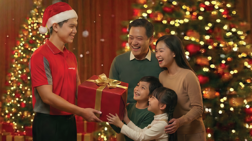Viettel Post thiết kế dịch vụ giao quà riêng trong mùa Noel 2025