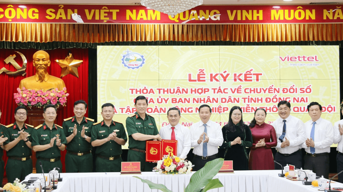 Viettel và Đồng Nai đẩy mạnh phát triển hạ tầng phục vụ chuyển đổi số